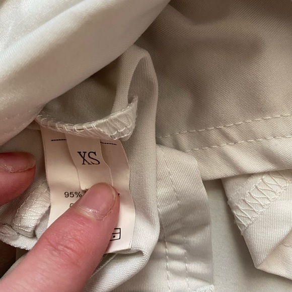 Lightweight Crew Neck T-Shirt Bodysuit in White - size XS - Picture 9 of 12